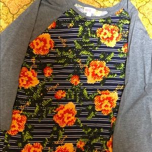LuLaRoe Digital floral Randy, size L